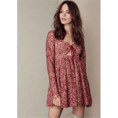 ROBE COURTE CHARLIE ROUGE- FOR LOVE&LEMONS