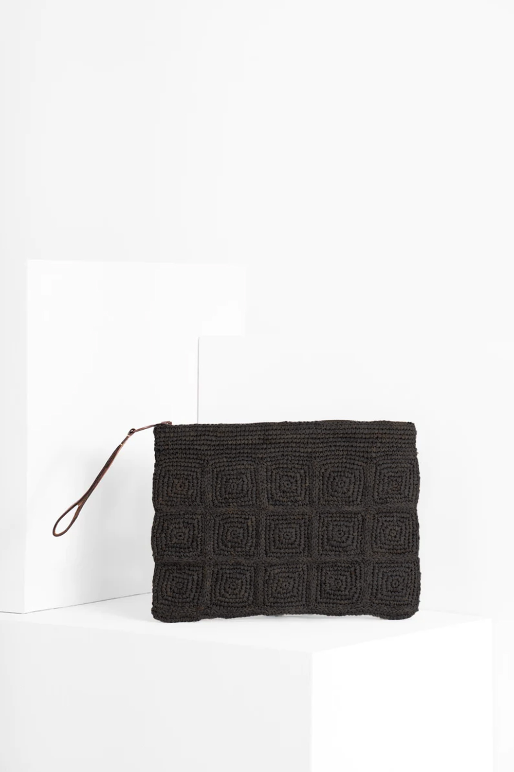 BLACK TANALA CLUTCH BAG