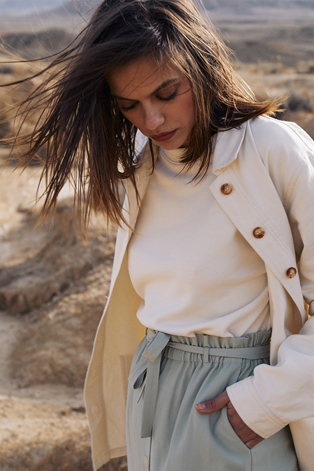 VESTE CARINE ECRU