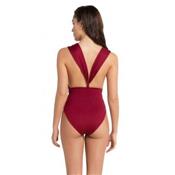 EVERGREEN BURGUNDY ELLIS ONE PIECE