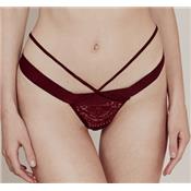 STRING DENTELLE LUCIA LACE WINE