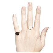 BAGUE READY HEART ROSE-MARIA BLACK -jewellery