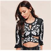 TOP CROP TOP MATADOR BLACK