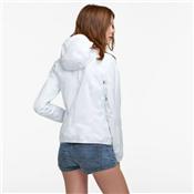 BLOUSON COURT LILY DOT PLUS BLANC