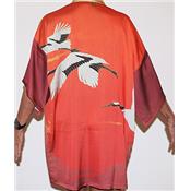 KIMONO BOVARY ORANGE & NOIR