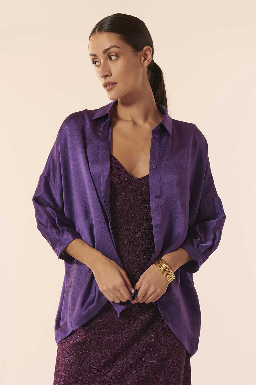 CHEMISE MANON QUEEN PURPLE