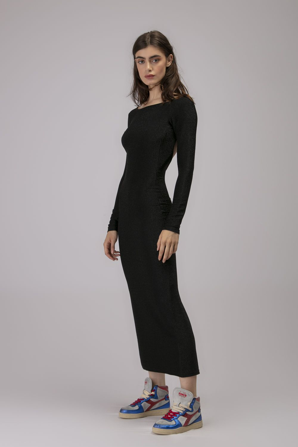 ROBE LONGUE MADONNA BLACK