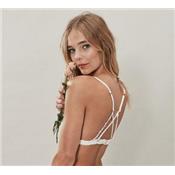 SOUTIEN GORGE SAGE LACE WHITE