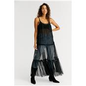 ROBE LONGUE SLIP DRESS TULLE 