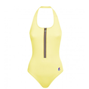 MAILLOT UNE PIECE SYLVIE JAUNE PALE