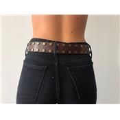 CEINTURE MOTOBELT REGO BRONZE BRUN