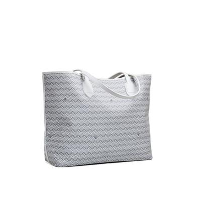 CABAS LULU GM BLANC/BLANC-DELAGE PARIS
