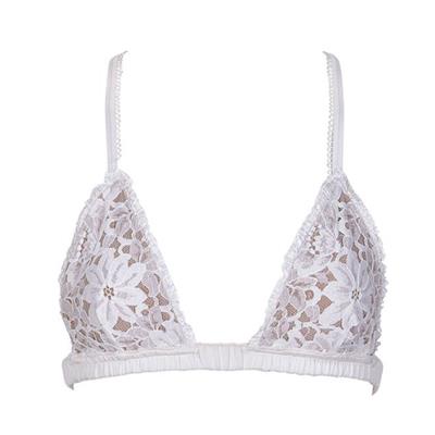 SOUTIEN GORGE SAGE LACE WHITE