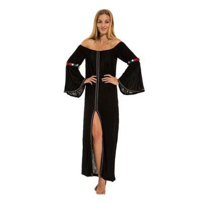 ROBE LONGUE GYPSY NOIRE