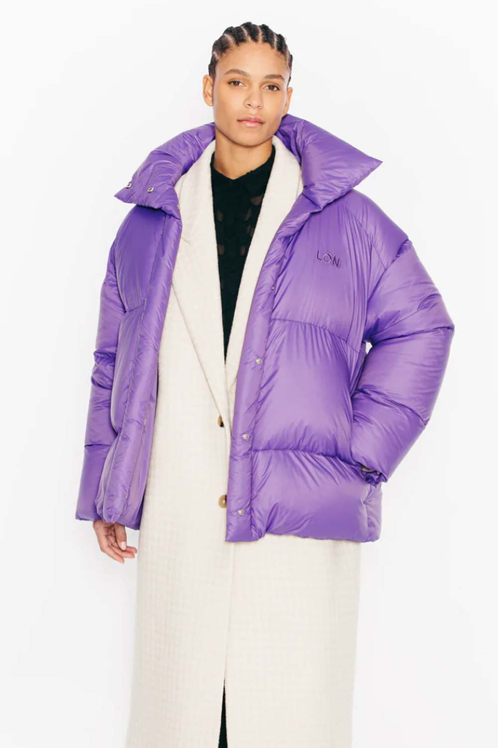 PURPLE BELMOORE DOWN JACKET