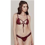 SOUTIEN GORGE BRASSIÈRE LUCIA LACE WINE