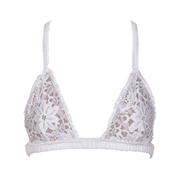 SOUTIEN GORGE SAGE LACE WHITE