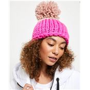 BONNET POMPON PINK