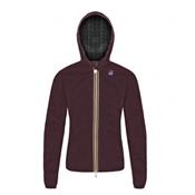 BLOUSON COURT LILY PLUS DOT BORDEAUX-KWAY