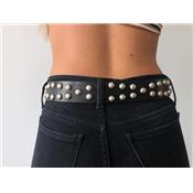 CEINTURE MOTOBELT KLOU DIAM BLACK