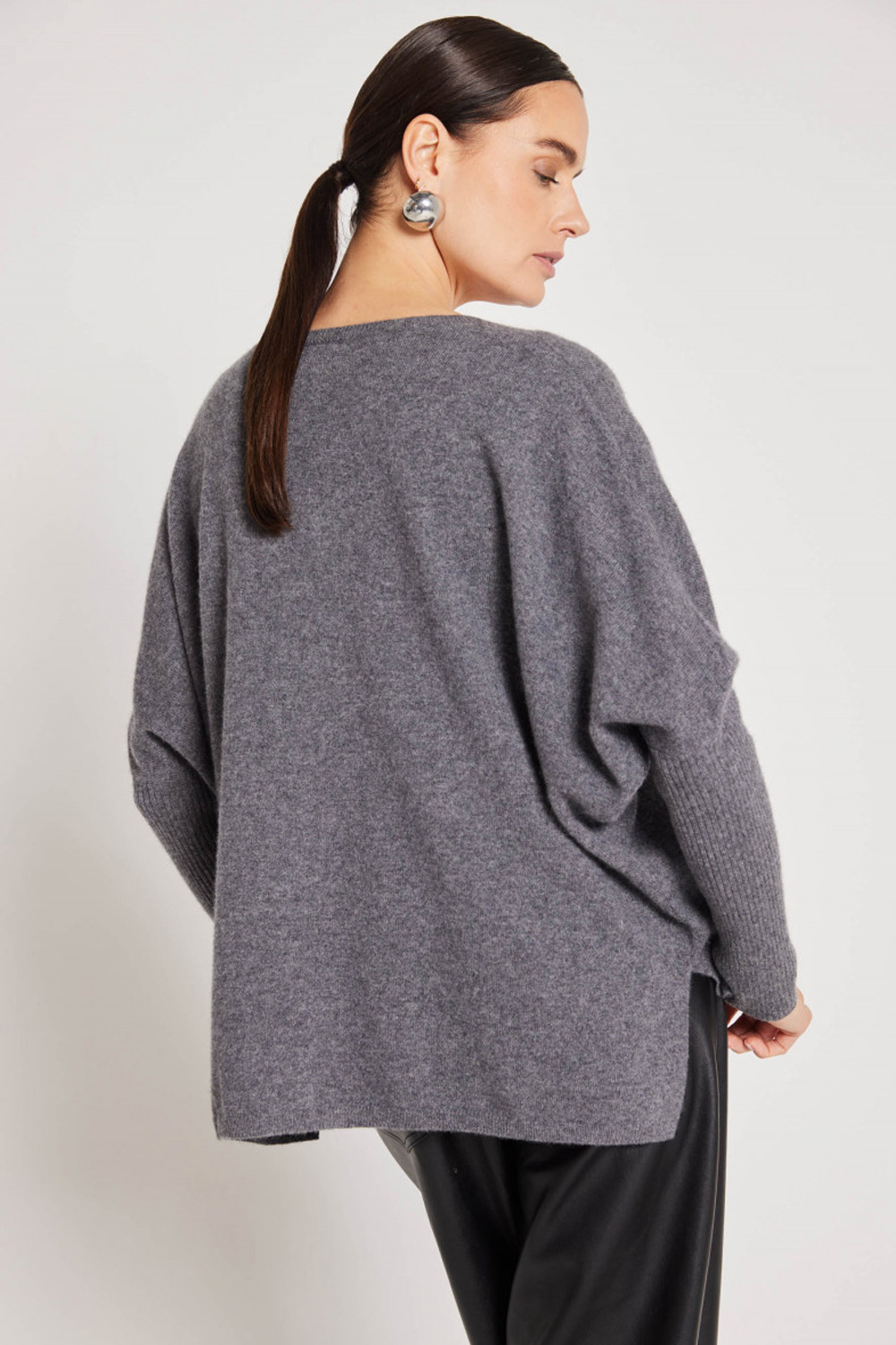 PULL FAUSTINE CHARCOAL FUME