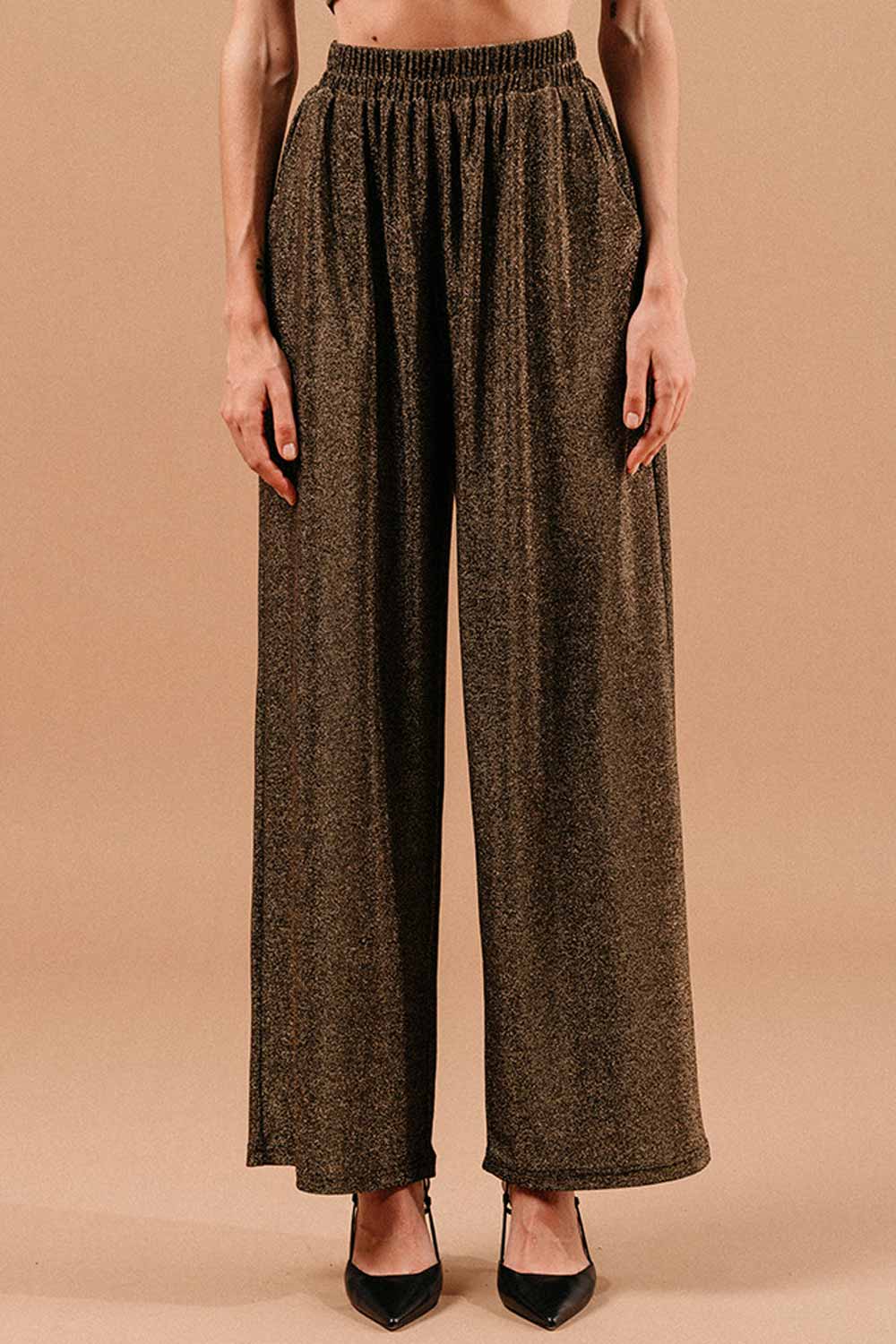 GOLD LORENZO PANTS