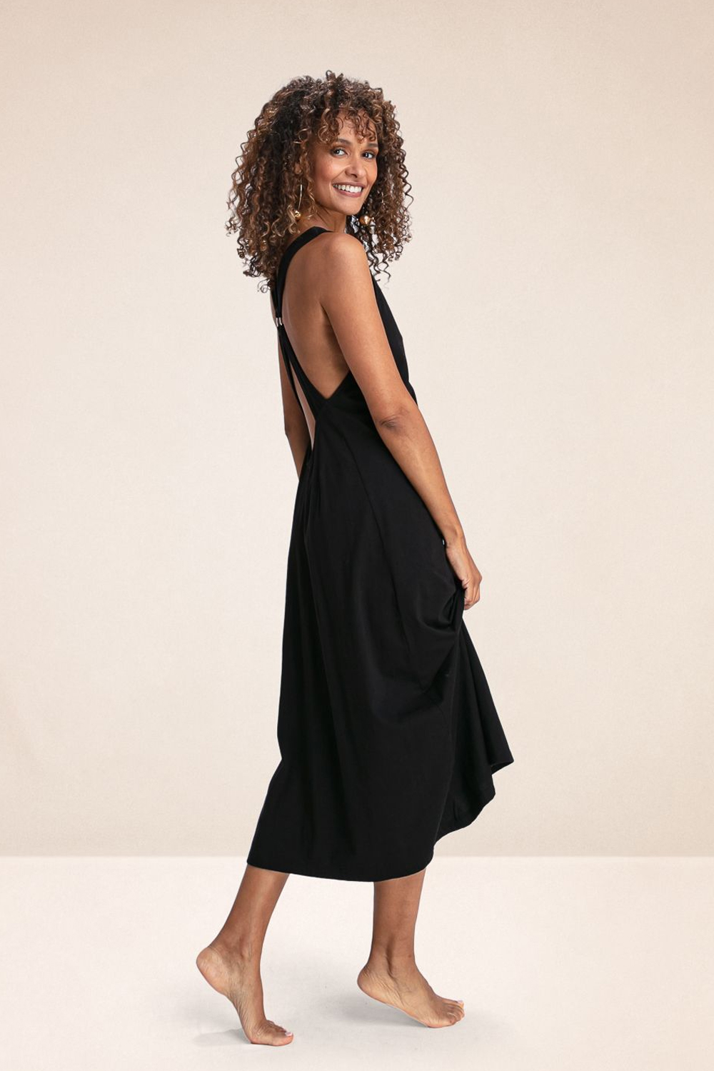 ROBE LONGUE LUZE BLACK