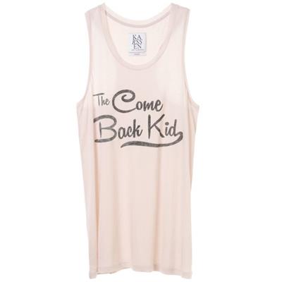 T-SHIRT DEBARDEUR ROSE THE COME BACK KID