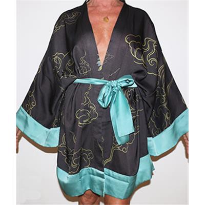 KIMONO BOVARY NOIR & BLEU