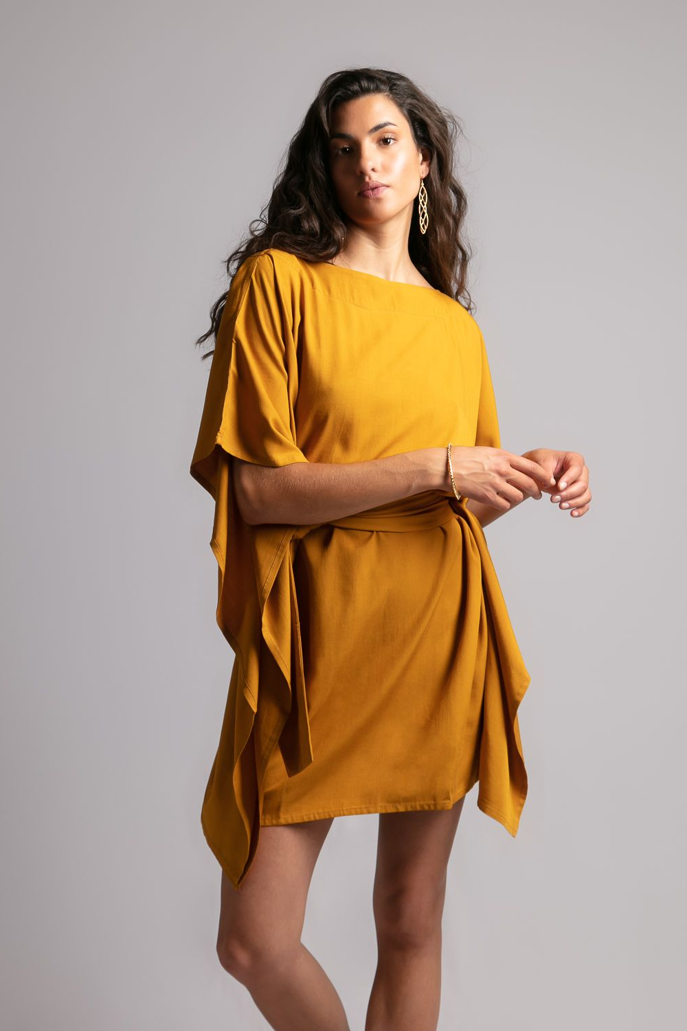 ROBE KIMONO JAUNE