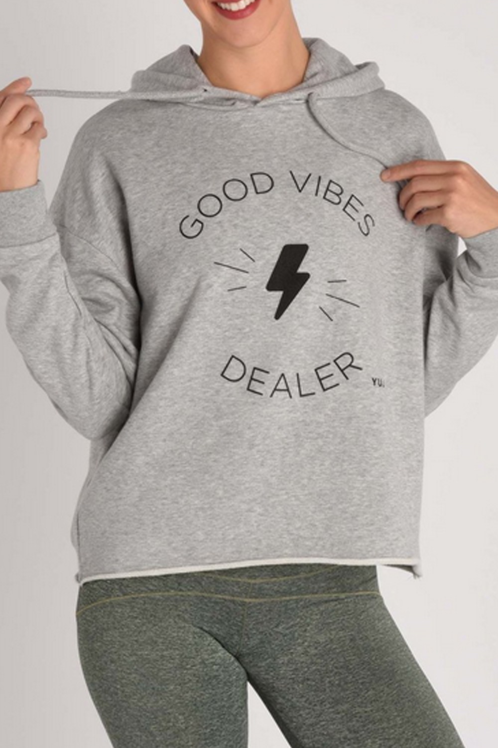 GREY GOOD VIBES DEALER SWEAT