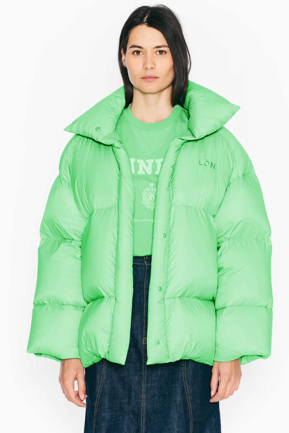 GREEN BELMOORE DOWN JACKET