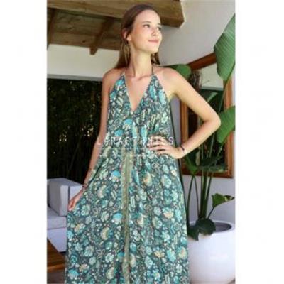 ROBE VICTORIA GREEN LOTUS