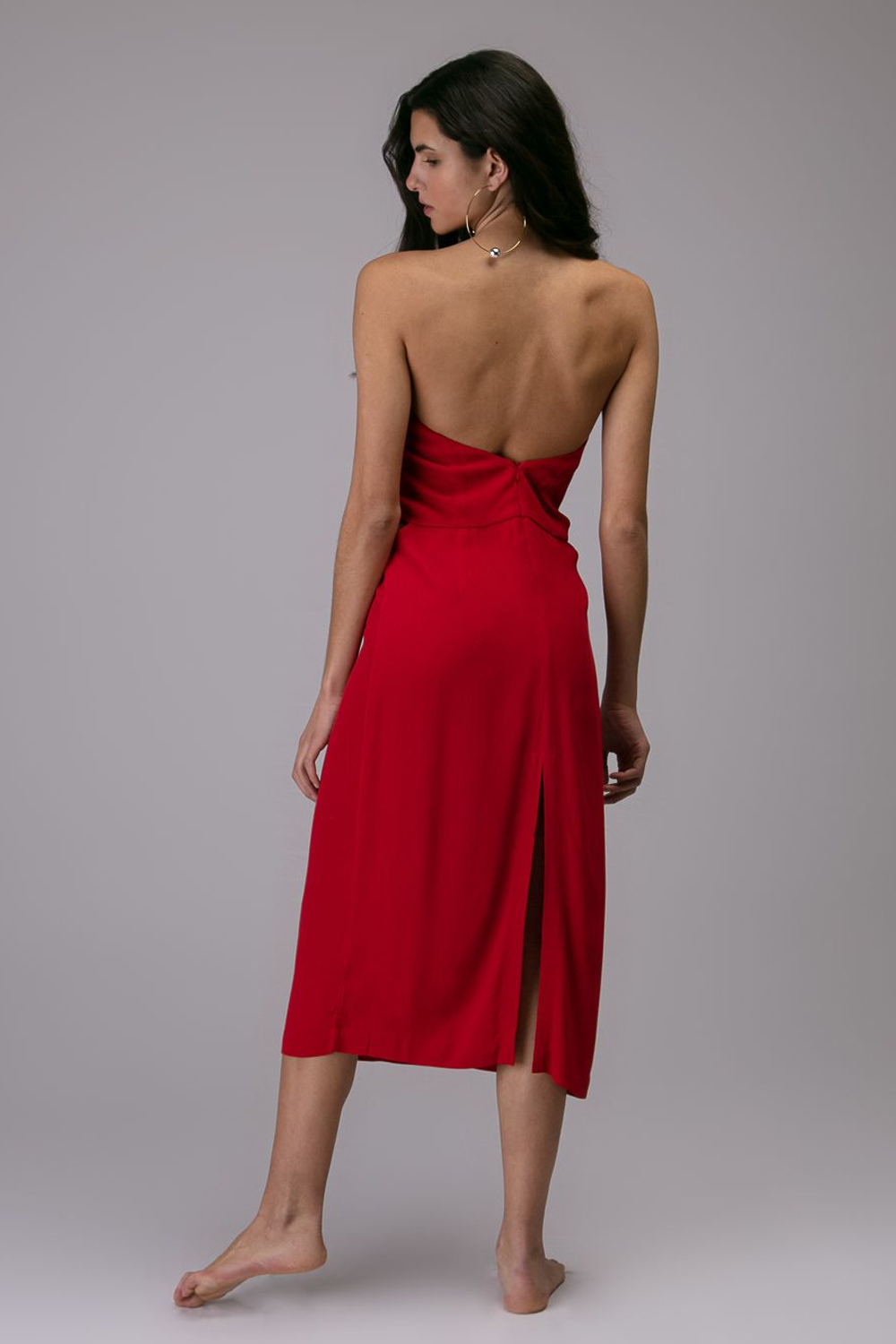 ROBE LONGUE BALOU ROUGE