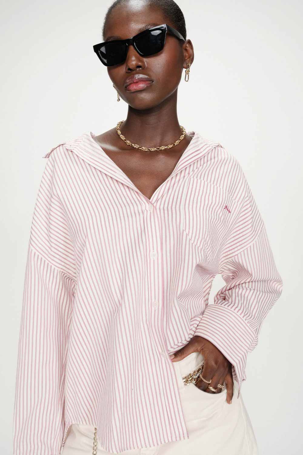 CHEMISE VIPERA PIVOINE