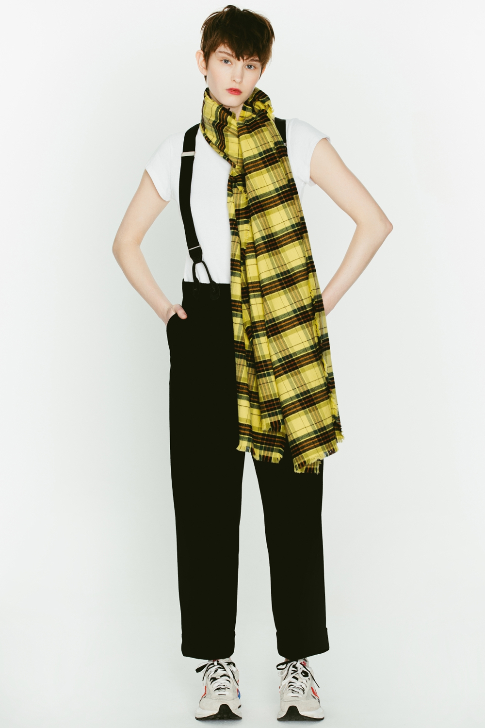 YELLOW SCOTT SCARF