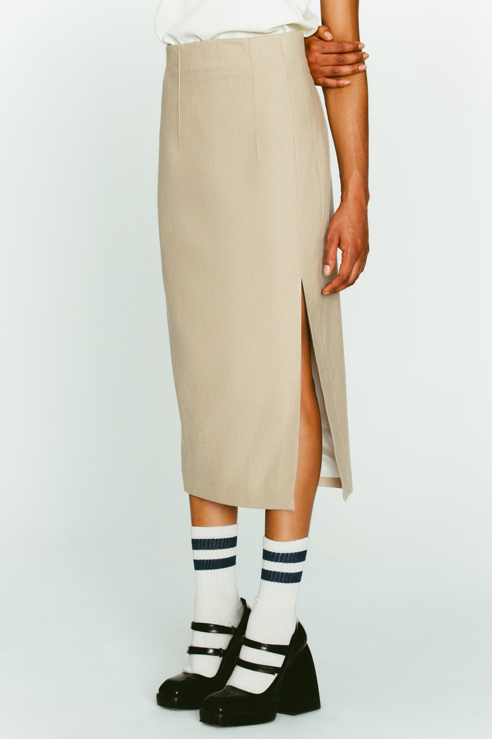 BEIGE MALRO SKIRT