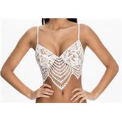 BRASSIERE DENTELLE BLANCHE-SNAP DRAGON-FOR LOVE&LEMONS