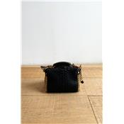 SAC MINI BAULETTO PYTHON NOIR