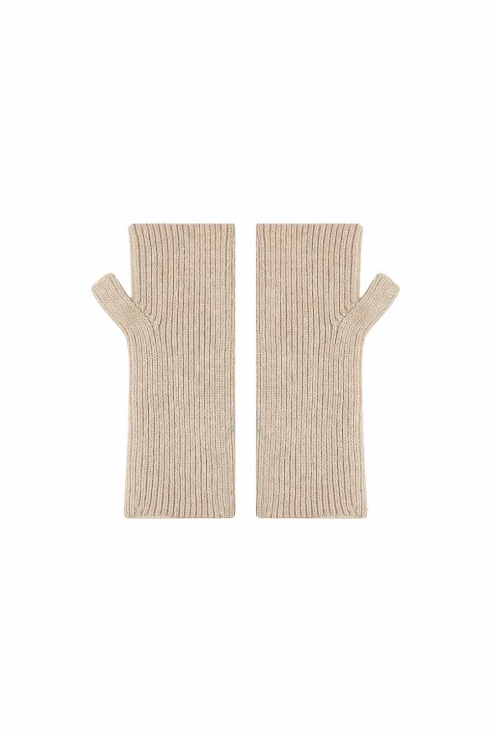 MITAINES TRICOTÉES SAMAEL VANILLE