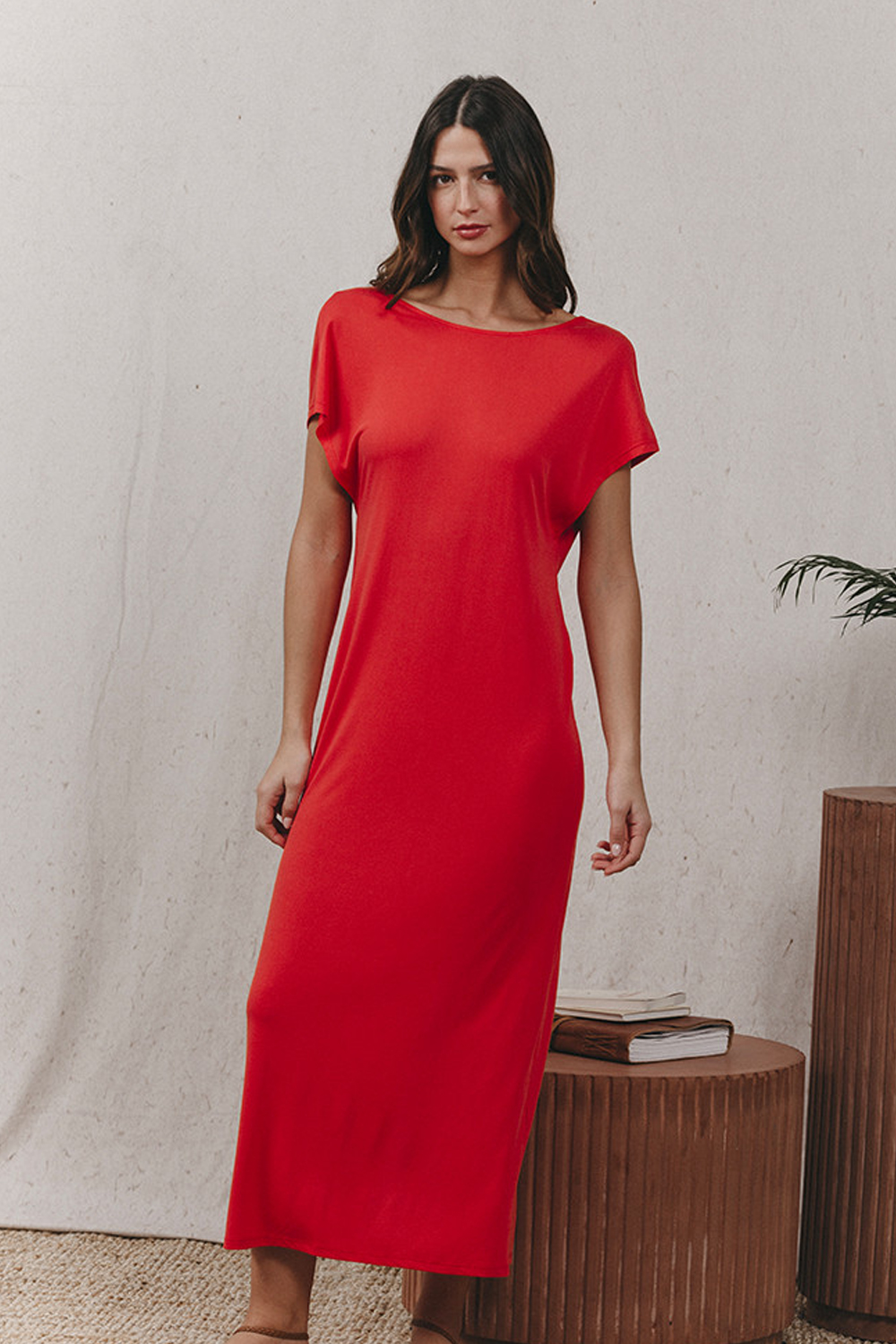 ROBE KHLOE ORANGE