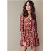 ROBE COURTE CHARLIE ROUGE- FOR LOVE&LEMONS