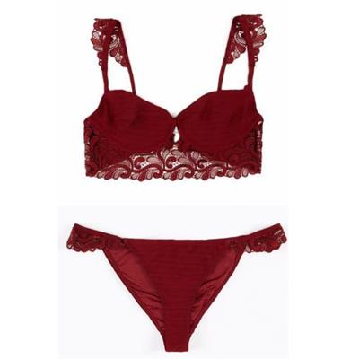 BIKINI BARCELONA ROUGE PROFOND-FOR LOVE &LEMONS