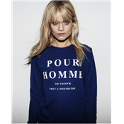 SWEAT-SHIRT BLUE POUR HOMME 