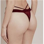 STRING DENTELLE LUCIA LACE WINE