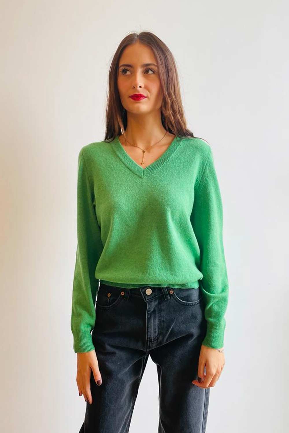 PULL CACHEMIRE CELIA TREFLE