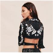 TOP CROP TOP MATADOR BLACK