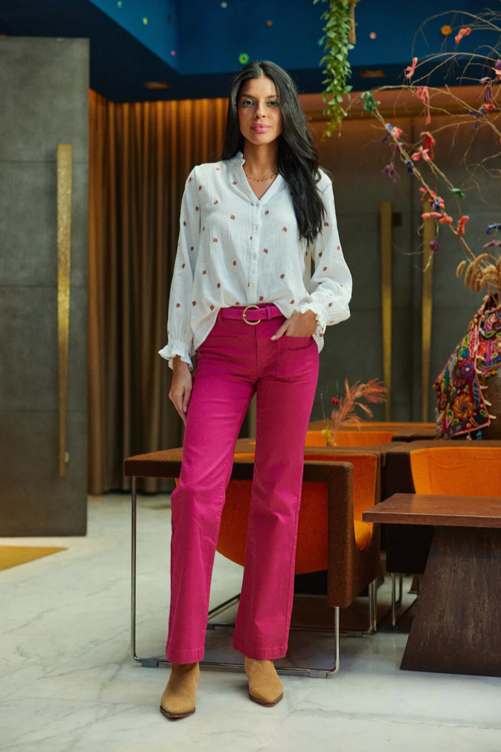 PANTALON SONNY FUCHSIA