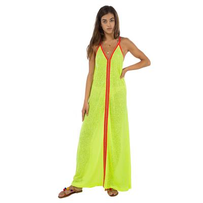 ROBE LONGUE SUN CITRON-PITUSA