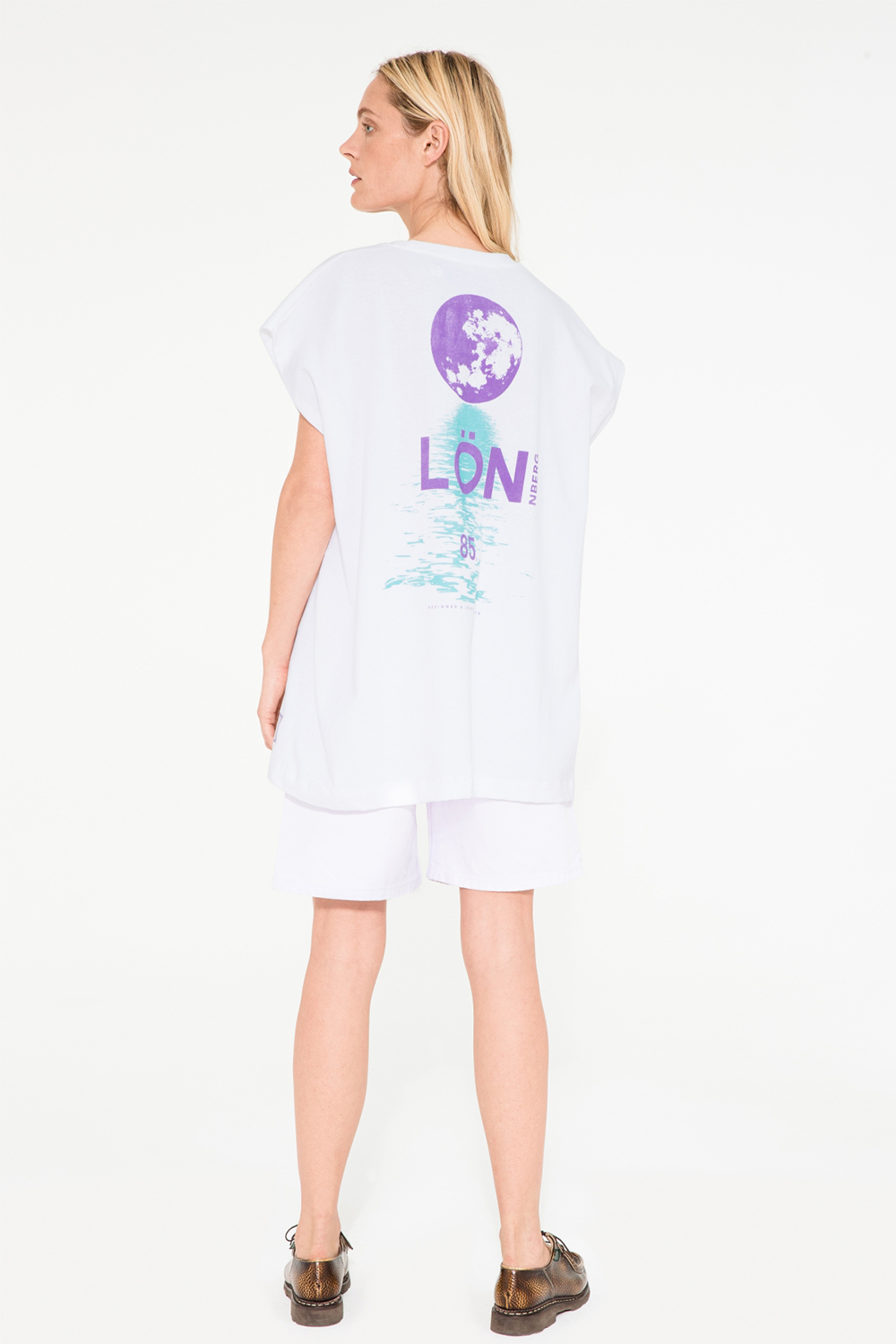 TEE-SHIRT RIO PRINT BLANC